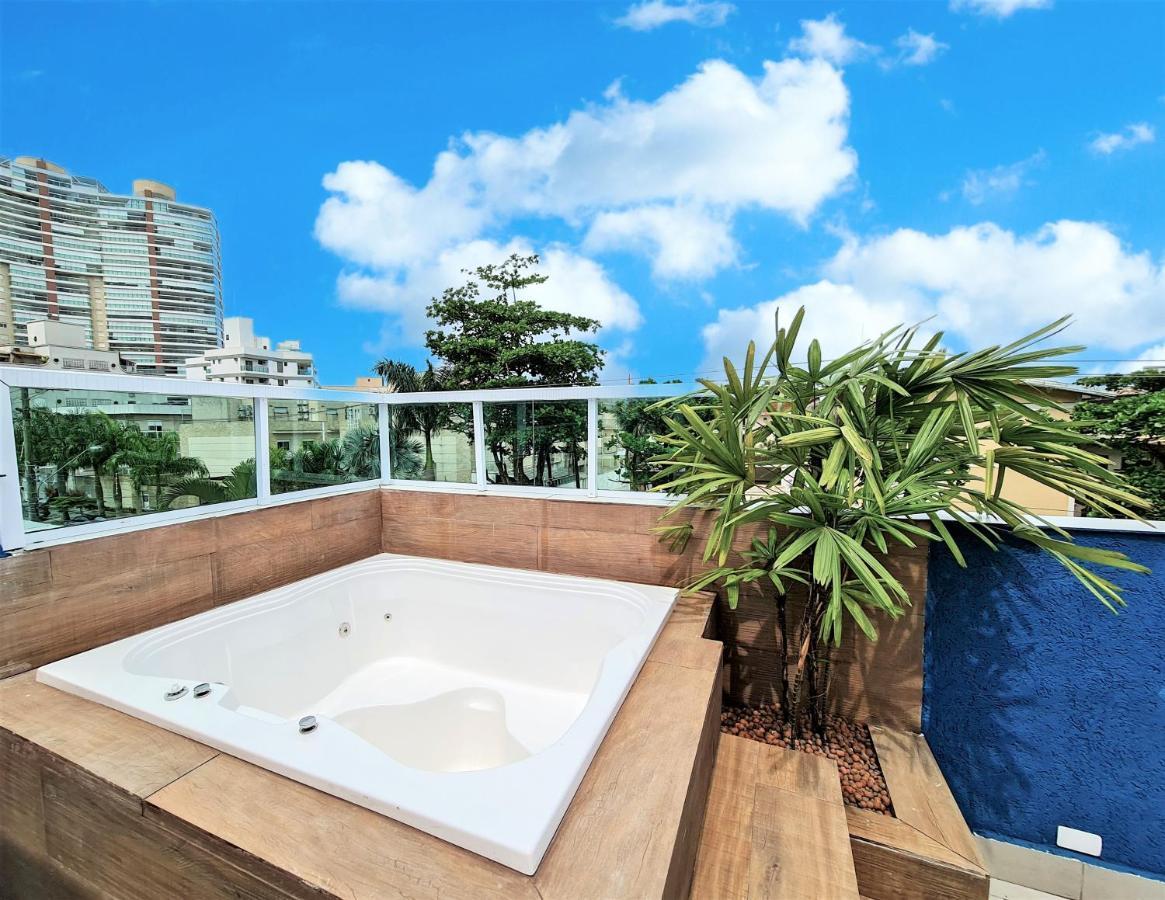 Marmeu Enseada Com Hidro Aquecida Privativa Apartment Guaruja Ngoại thất bức ảnh